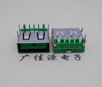 虎门镇5A大电流 快充接口 USB5p绿胶芯 常规母座