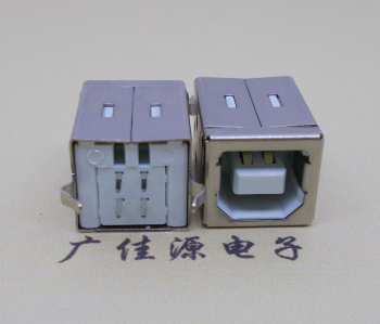 虎门镇USB BF180度母座 打印机接口 立式直插带赛