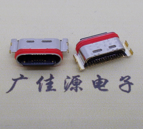 虎门镇防水沉板usb type-c16p母座连接器