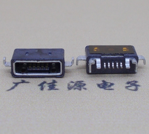 虎门镇MICRO USB防水AB型口母头3D图纸封装