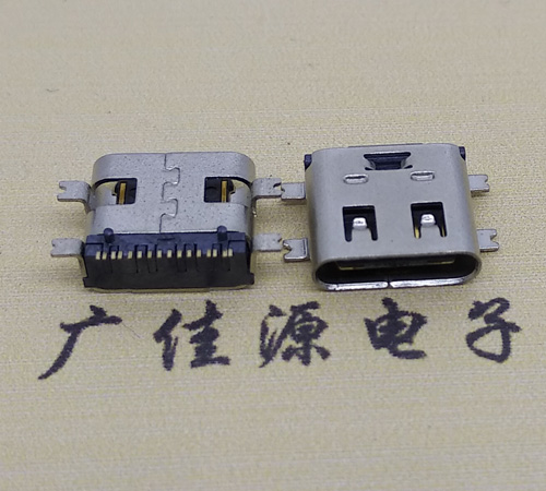 虎门镇type-c16p母座全贴带弹片连接器