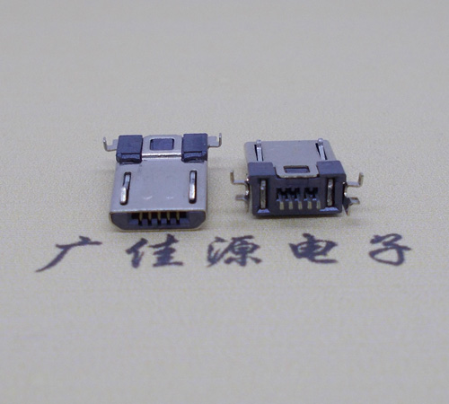 虎门镇Micro usb焊板式公头贴片SMT款无弹超薄