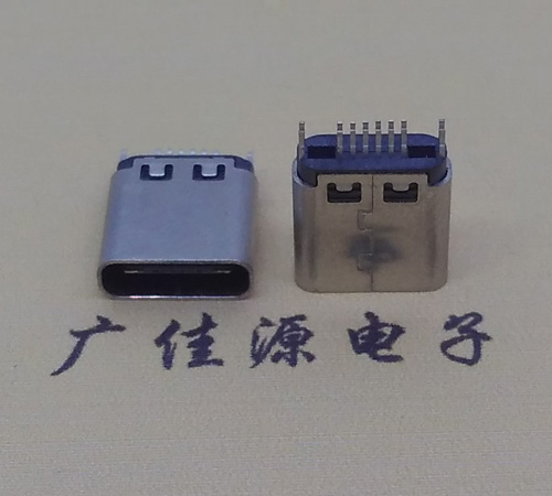 虎门镇type-c16p母座,夹板式type-c16p接口连接器
