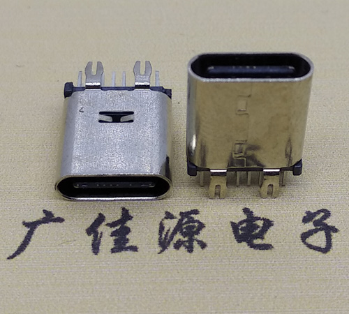 虎门镇直立式type-c14p母座接口 usb type-c连接器