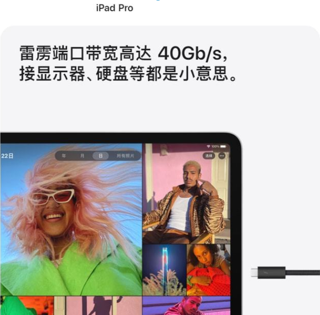 iPad Pro用type-c更大益处:可直接用PSSD移动固态硬盘扩容