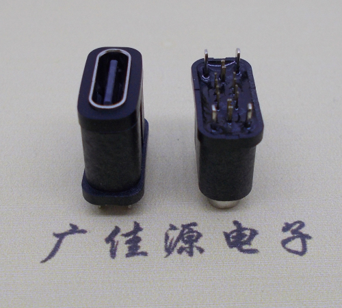 虎门镇type-c16pin防水母座,防水等级IPX7高度系列6.8/7.30/7.60/8.20/10.0/10.5/15.0
